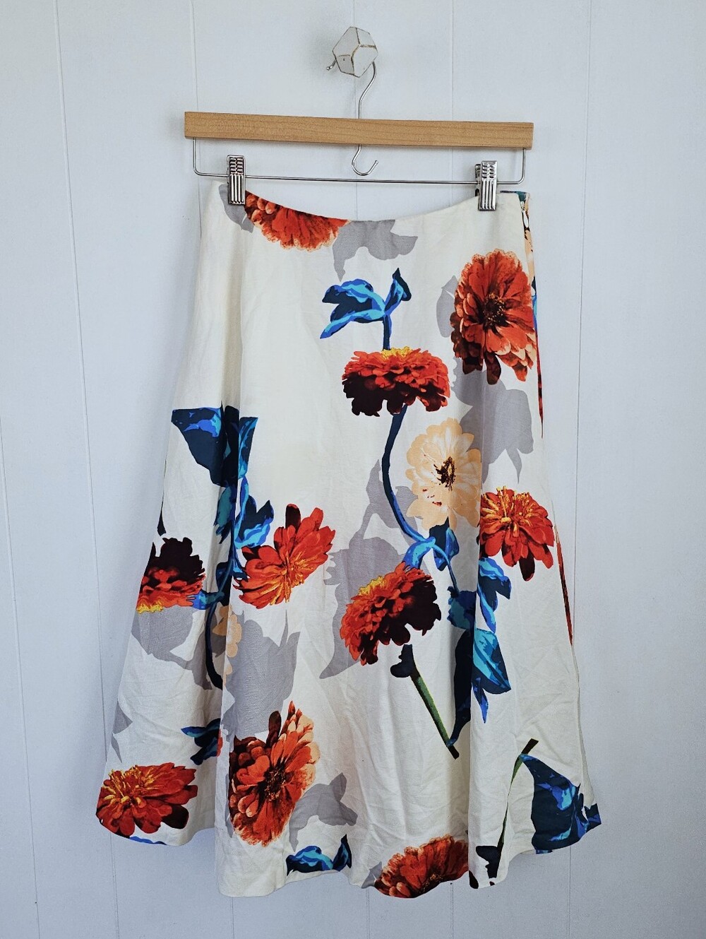 BANANA REPUBLIC Bold Floral A-Line Skirt